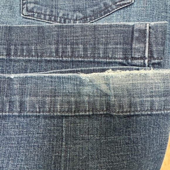 Vintage Y2K 7 for all Mankind Dojo Style Women's Blue Jeans - Picture 14 of 16